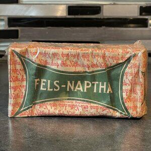 VINTAGE 1920s Fels-Naptha Laundry Bar Soap 6.5 - NEW OLD STOCK